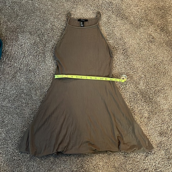 Forever 21 Green Olive Dress - Picture 2 of 6